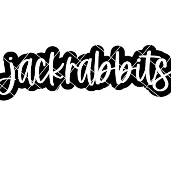 Jackrabbits - SVG/DXF/PNG file for cutting machines and sublimation