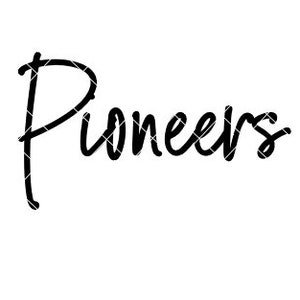 Pioneers sports - SVG/DXF/PNG file for cutting machines and sublimation