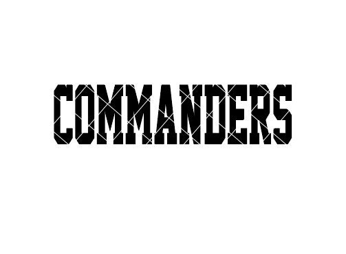 Commanders SVG/DXF/PNG File for Cutting Machines and Sublimation - Etsy