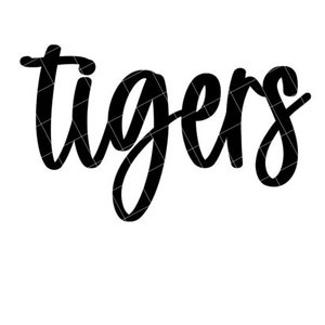Tigers - SVG/DXF/PNG File for Cutting Machines and Sublimation - Etsy