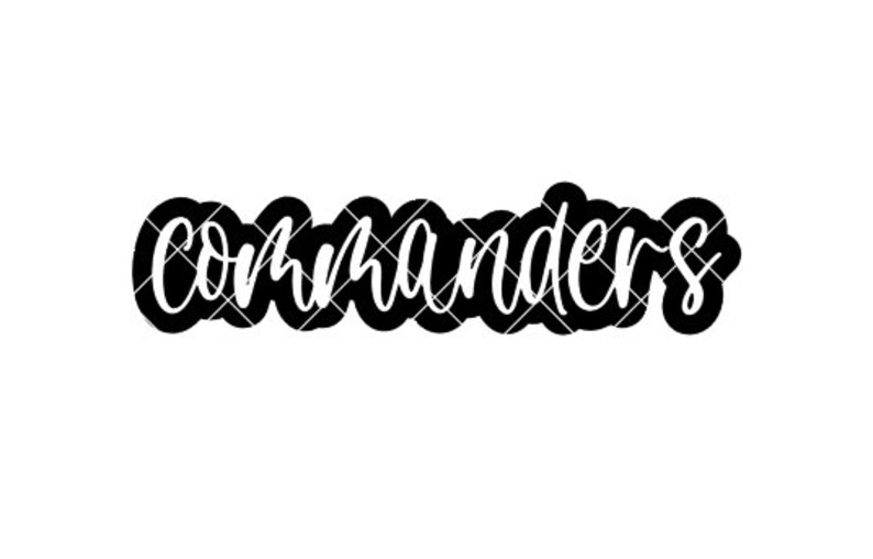 Commanders SVG/DXF/PNG File for Cutting Machines and - Etsy