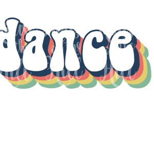 Dance - Style des années 70 - Fichiers SVG/DXF/PNG pour machines de découpe