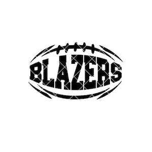 Blazers Football - SVG/DXF/PNG file for cutting machines and sublimation