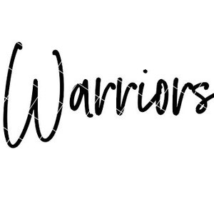 Deportes Warriors - Archivo SVG/DXF/PNG para máquinas de corte y sublimación