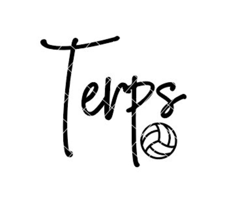 Terps Cursive Terps Sports - SVG/DXF/PNG File for Cutting Machines and Sublimation - Etsy