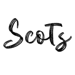 Scots - SVG/DXF/PNG file for cutting machines