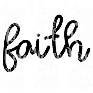 Faith - SVG/DXF/PNG file for cutting machines
