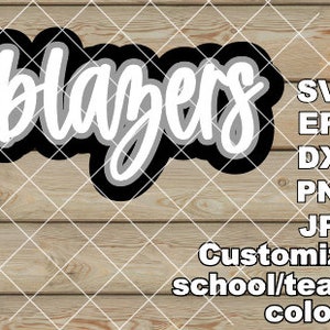 Blazers with Outline - SVG/DXF/PNG file for cutting machines or sublimation