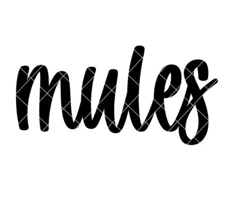 Mules SVG/DXF/PNG File for Cutting Machines and Sublimation Etsy