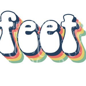 Pieds - Style années 70 - Fichiers SVG/DXF/PNG pour machines de découpe