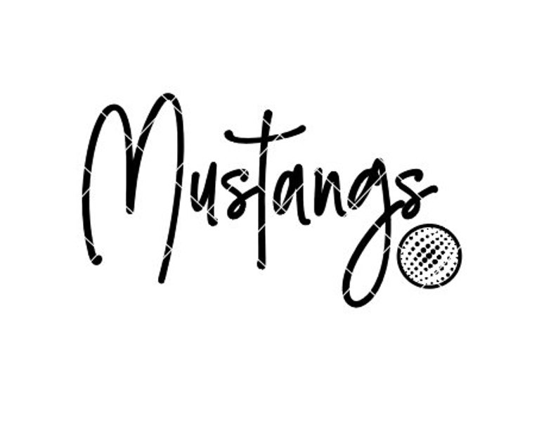 Mustangs Sports - SVG/DXF/PNG File for Cutting Machines and Sublimation ...