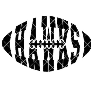 Hawks Football - SVG/DXF/PNG file for cutting machines and sublimation