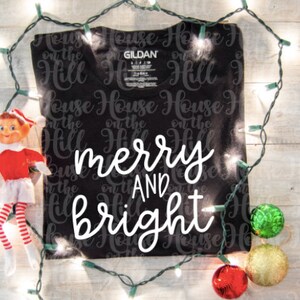 Merry and Bright - File SVG/DXF/PNG per macchine da taglio