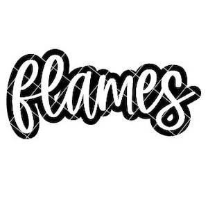 Flames - SVG/DXF/PNG file for cutting machines and sublimation