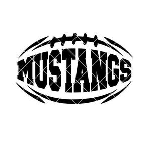 Mustangs Football - SVG/DXF/PNG file for cutting machines and sublimation
