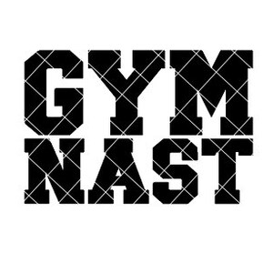 Gymnast - SVG/DXF/PNG file for cutting machines and sublimation