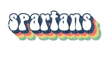 Spartans - 70s style - SVG/DXF/PNG Files for cutting machines