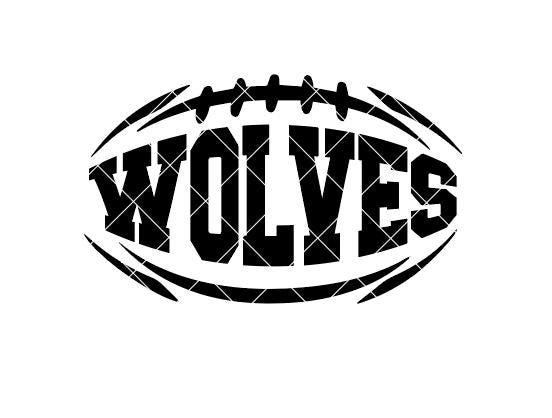 Wolves Football Svg Pattern Wolves Football - SVG/DXF/PNG File for Cutting Machines and Sublimation ...