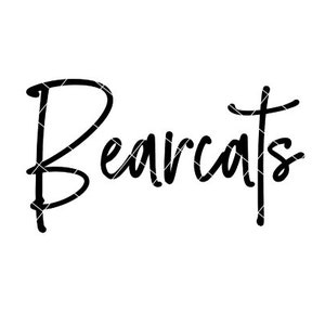 Bearcats sports - SVG/DXF/PNG file for cutting machines and sublimation