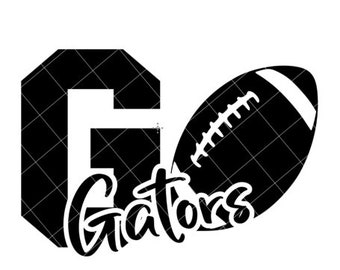 Go Gators Football - arquivo SVG/DXF/PNG para máquinas de corte e sublimação
