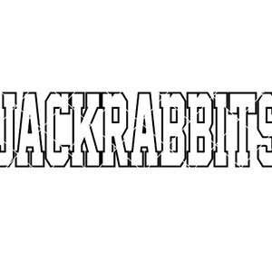 Jackrabbits - SVG/DXF/PNG file for cutting machines and sublimation