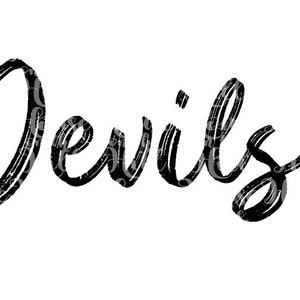 Devils - Archivo SVG/DXF/PNG para máquinas de corte