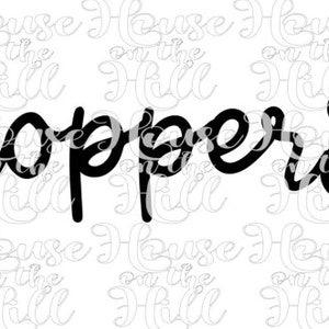 Toppers - file for cutting machines