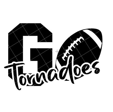 Go Tornadoes Football SVG/DXF/PNG File for Cutting Machines and Sublimation  - Etsy