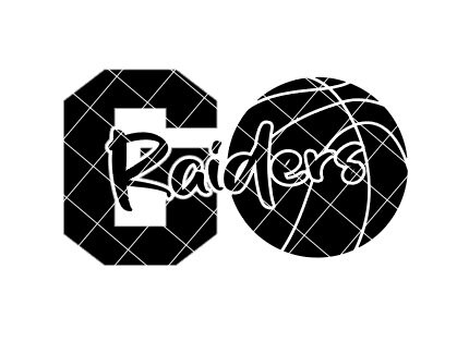 Go Raiders Basketball SVG/DXF/PNG File for Cutting Machines - Etsy