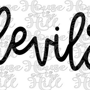 Devils - Archivo SVG/DXF para máquinas de corte