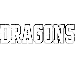 Dragons - SVG/DXF/PNG file for cutting machines and sublimation