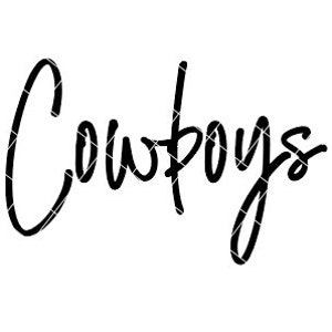 Cowboys sports - SVG/DXF/PNG file for cutting machines and sublimation