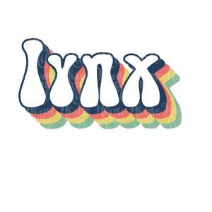 Lynx - Style années 70 - Fichiers SVG/DXF/PNG pour machines de découpe