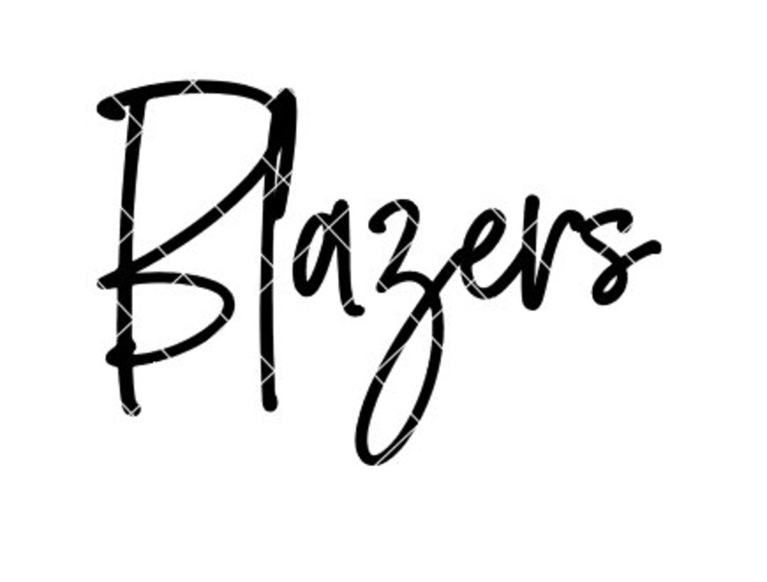 Blazers Sports - SVG/DXF/PNG File for Cutting Machines and Sublimation ...