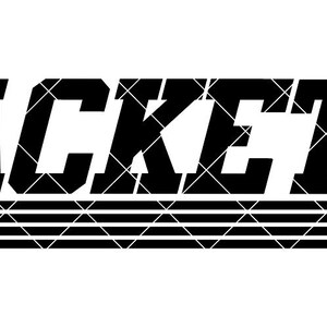 Jackets Football Design - SVG/DXF/PNG file for cutting machines & sublimation - Customize in team/school colors - football design