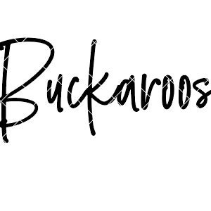 Buckaroos sports - SVG/DXF/PNG file for cutting machines and sublimation