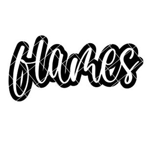Flames - SVG/DXF/PNG file for cutting machines and sublimation