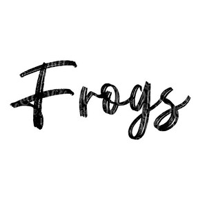 Frogs - SVG/DXF/PNG file for cutting machines