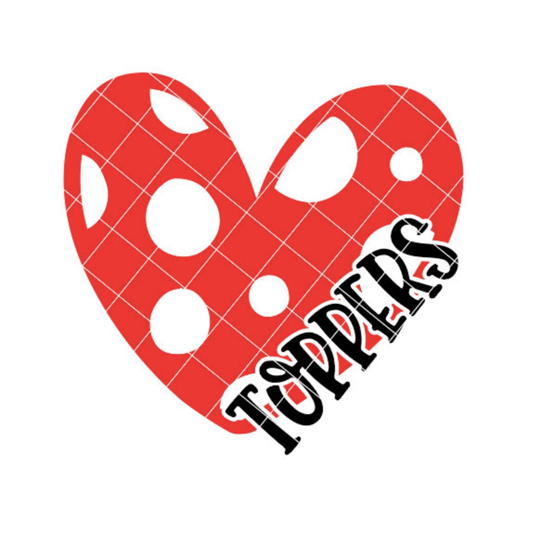 Bottom Polka Dot Heart Tee main image 1