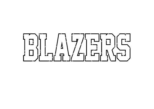 Blazers - SVG/DXF/PNG File for Cutting Machines and Sublimation - Etsy