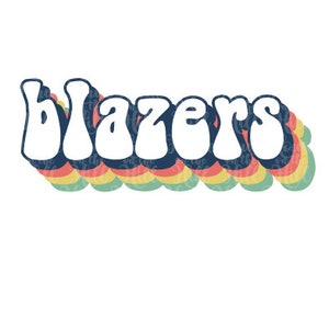 Blazers - Style années 70 - Fichiers SVG/DXF/PNG pour machines de découpe