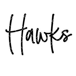 Hawks sports - SVG/DXF/PNG file for cutting machines and sublimation