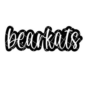 Bearkats - SVG/DXF/PNG file for cutting machines and sublimation