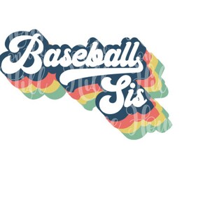 Fichiers Baseball Sis de style années 70 pour machines de découpe