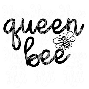 Queen Bee - SVG/DXF/PNG file for cutting machines