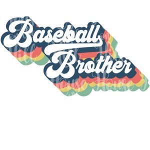 Baseball Brother style années 70 - fichiers pour machines de découpe