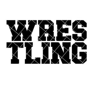 Wrestling - SVG/DXF/PNG file for cutting machines and sublimation