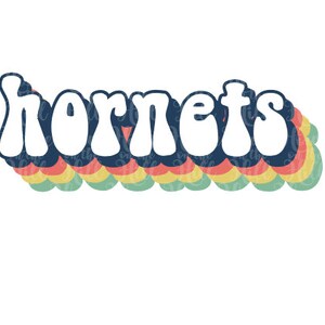 Hornets - 70s style - SVG/DXF/PNG Files for cutting machines