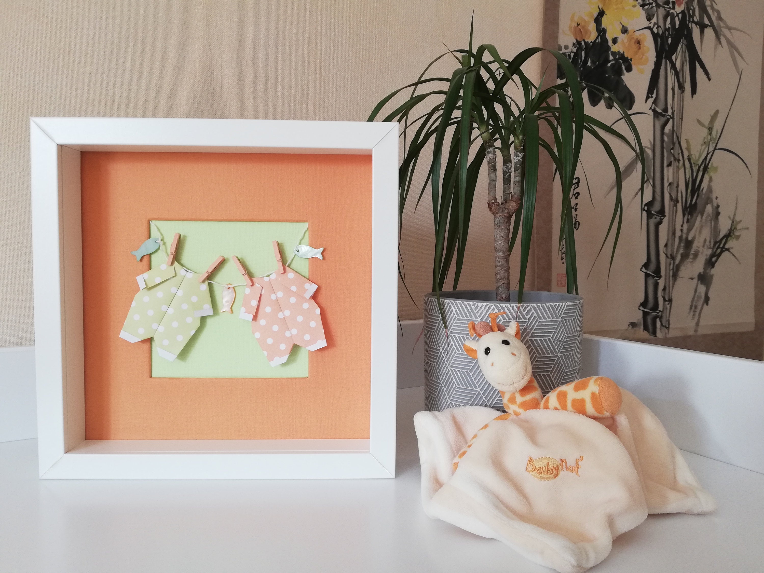 Cadre Décoratif Personnalisable Pour Chambre d'enfant. Modèle Fish