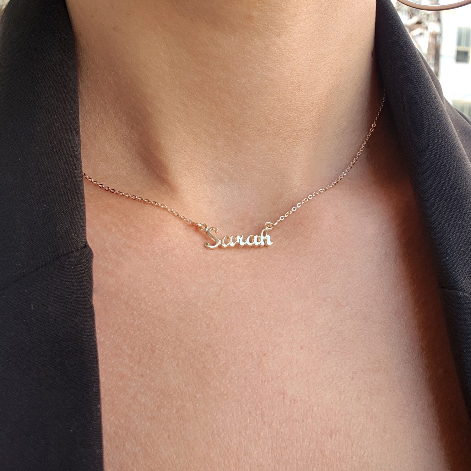 Name Necklace Dainty Custom 